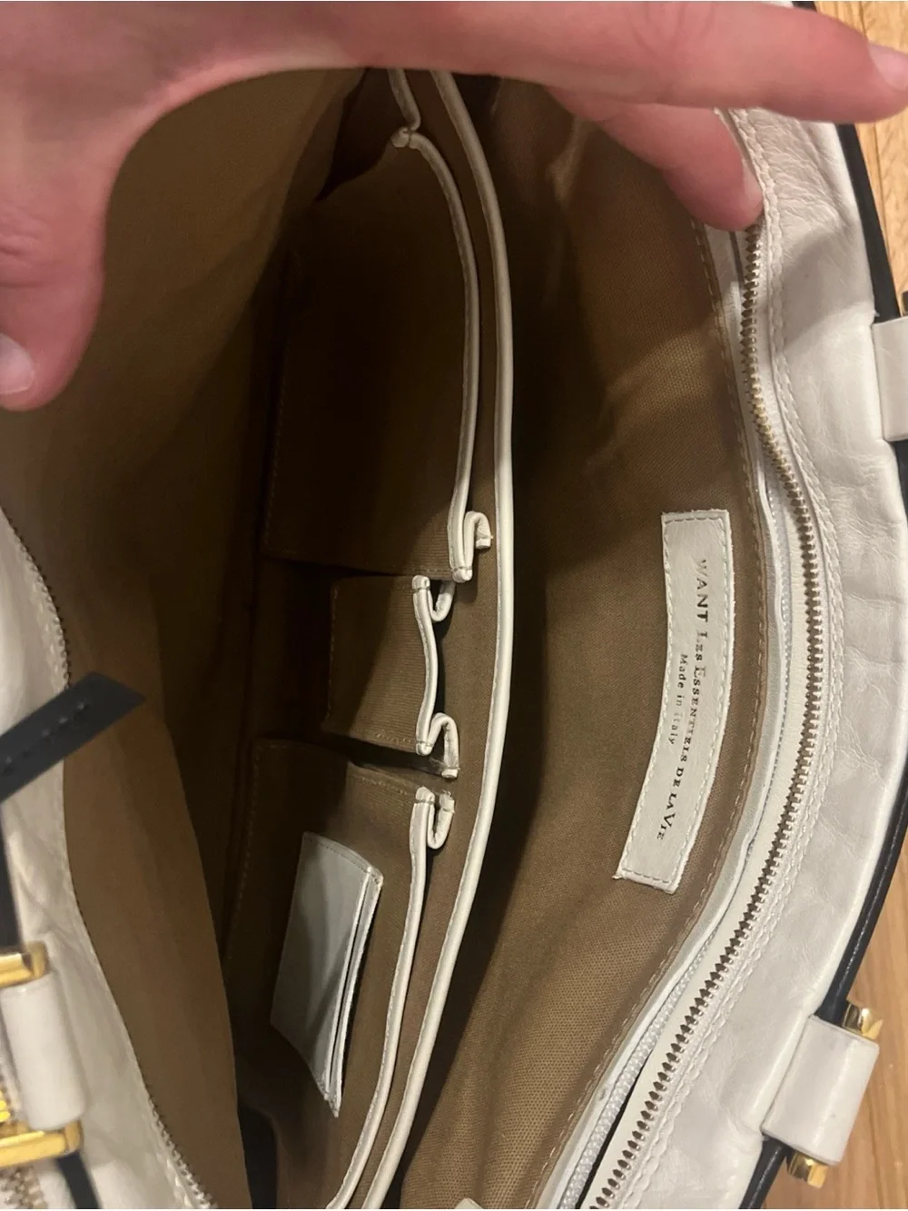WANT Les Essentiels de la Vie Briefcase/Laptop Bag w/ Shoulder Strap